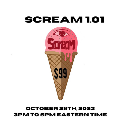 SCREAM 1.01 with Melissa Cross LIVE (Sunday October 29th 2023)
